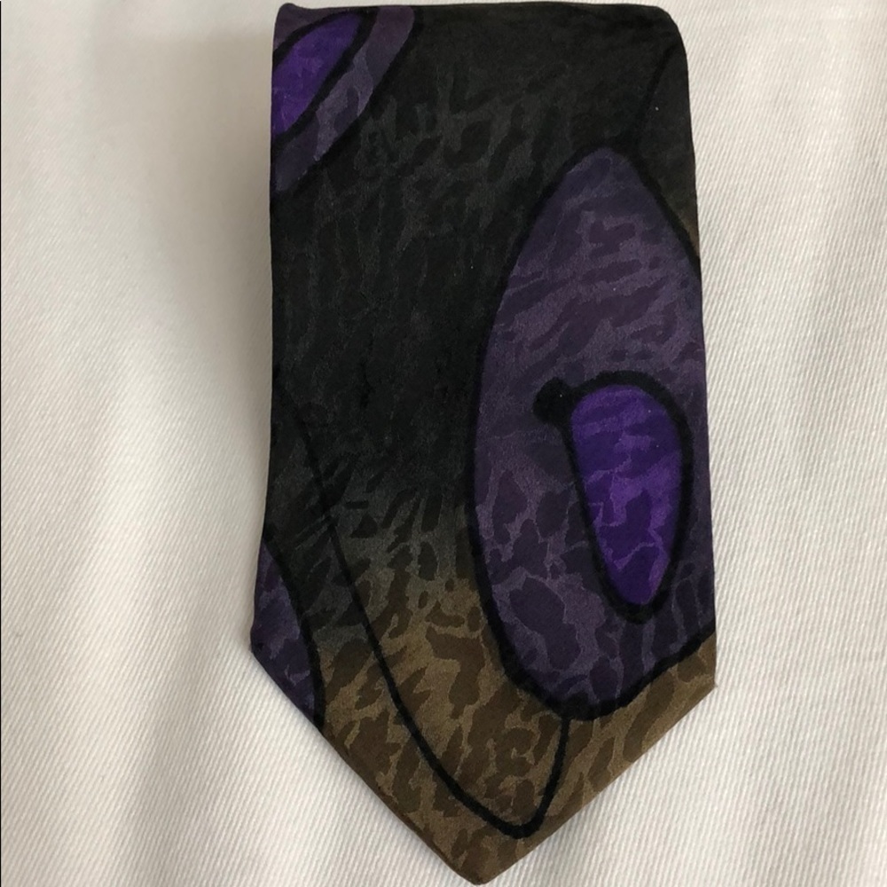 Robin Pilbrow Hand Painted Silk Necktie 👔
